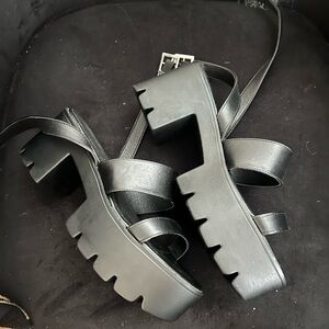 Nasty gal platform sandal/heels